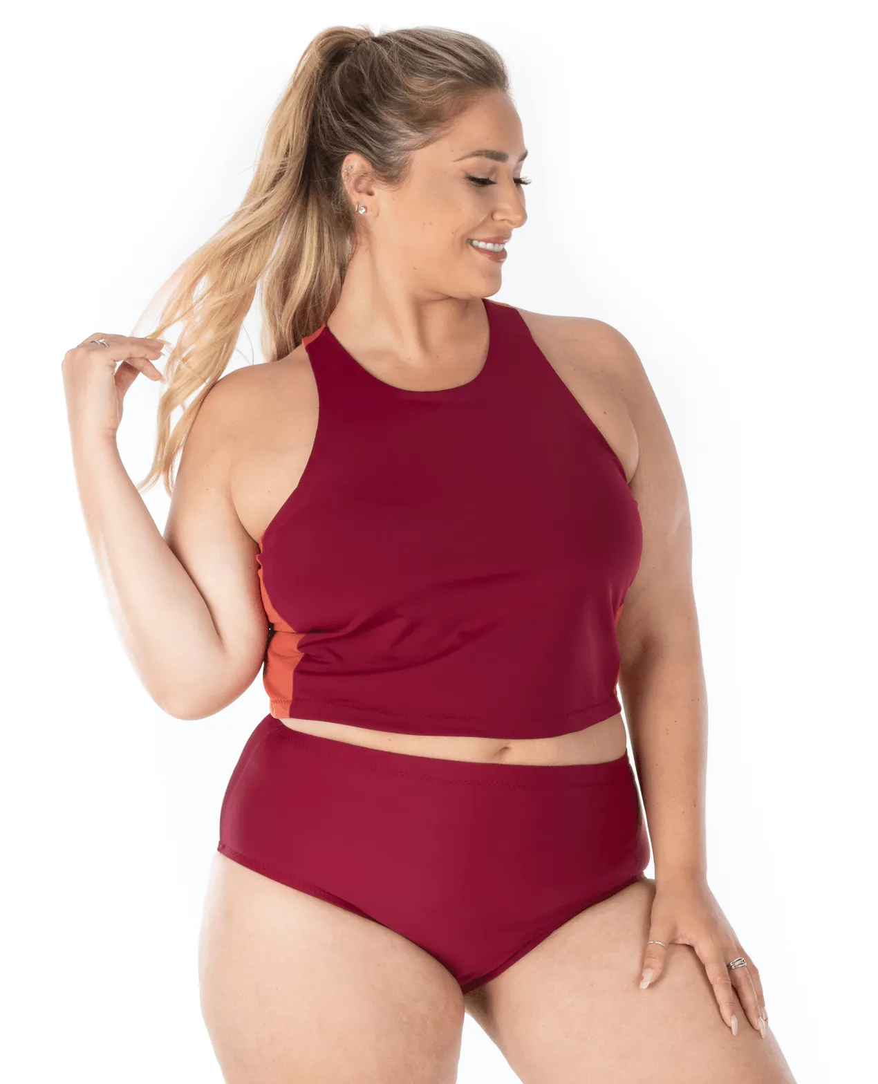 4128 // AUDREY Cropped workout top