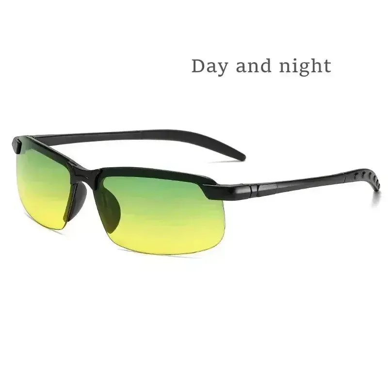 Anti-UV Night Vision Sunglasses Day Night Driving Glasses Sunglasses Men Fashion Outside Adult Eyewear Driver Driving Glasses
