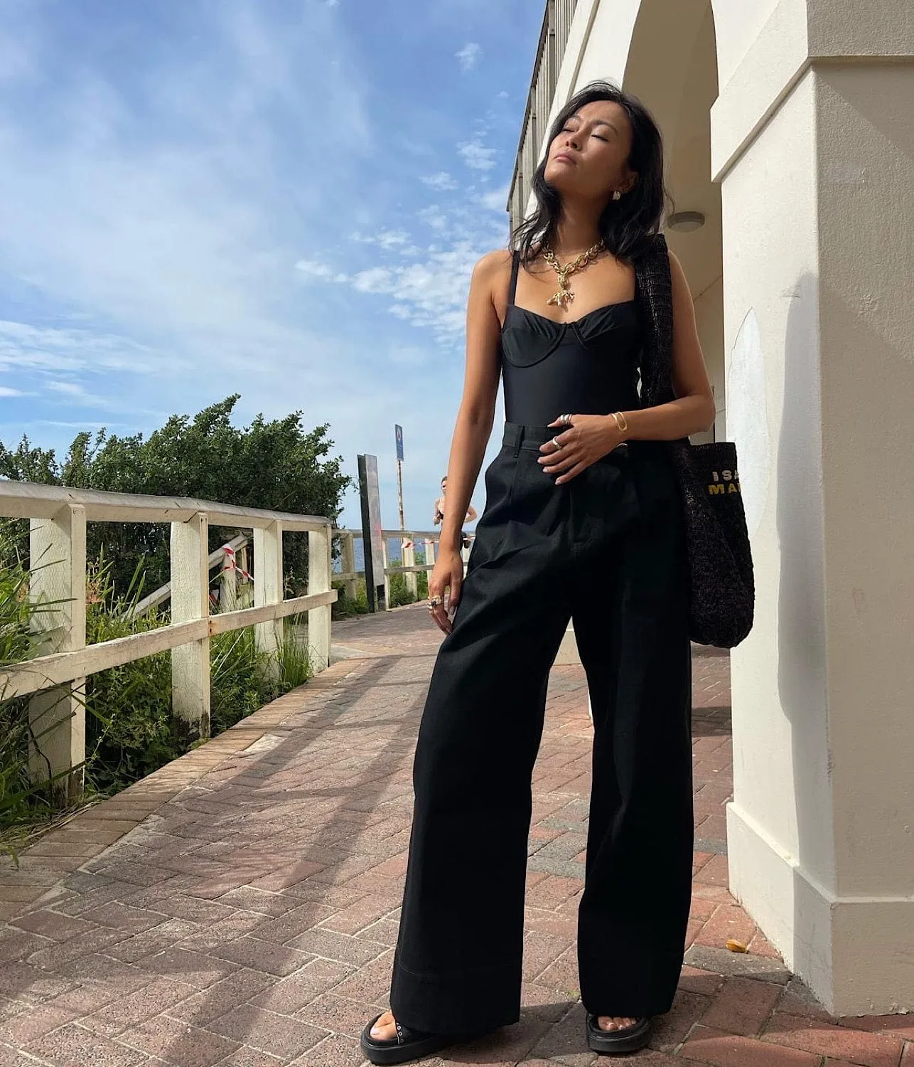 BALCONETTE MAILLOT- BLACK