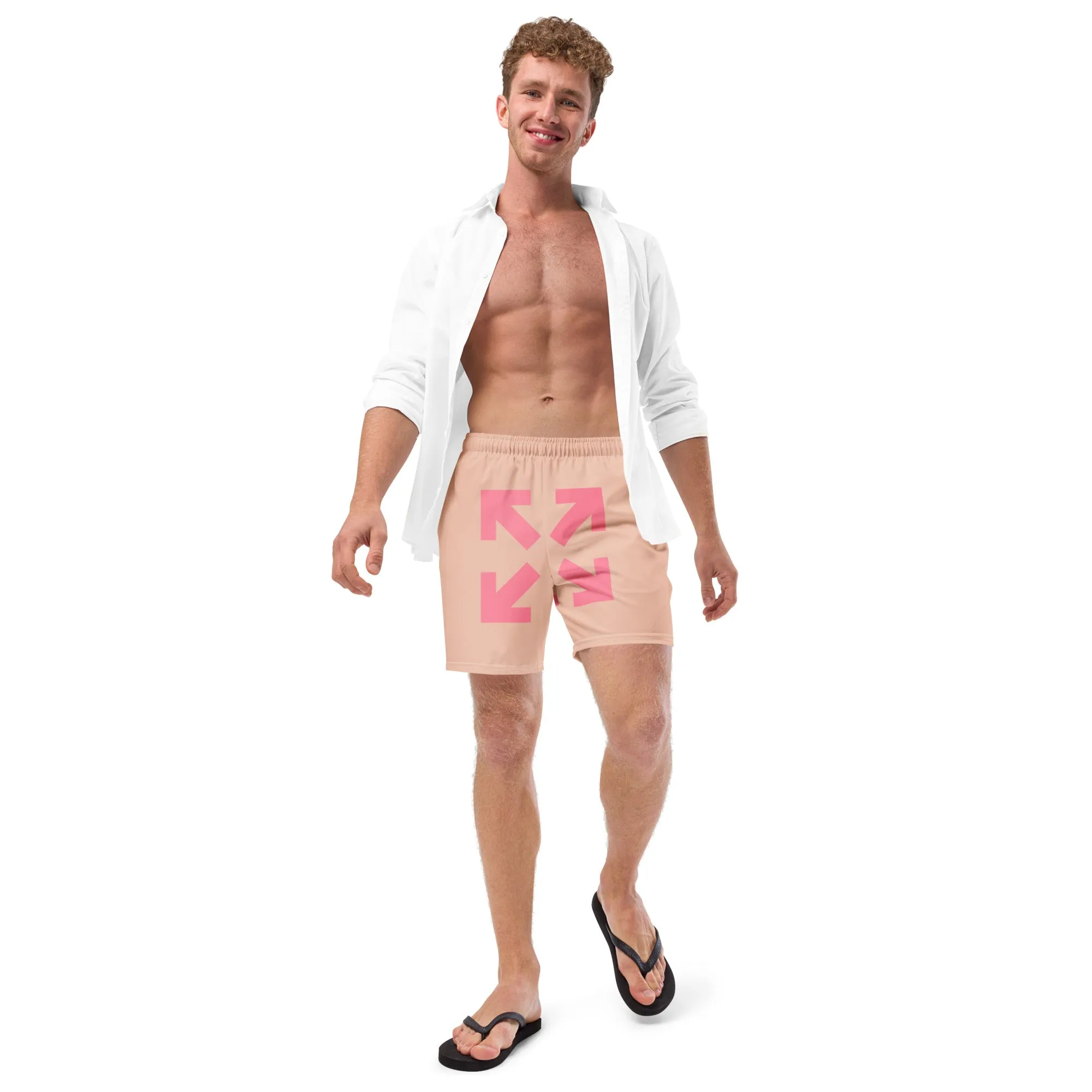 Black Mogul Coral Reef Men's trunk shorts