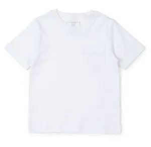 Charles Men's Shortsleeve Pocket T-shirt - White