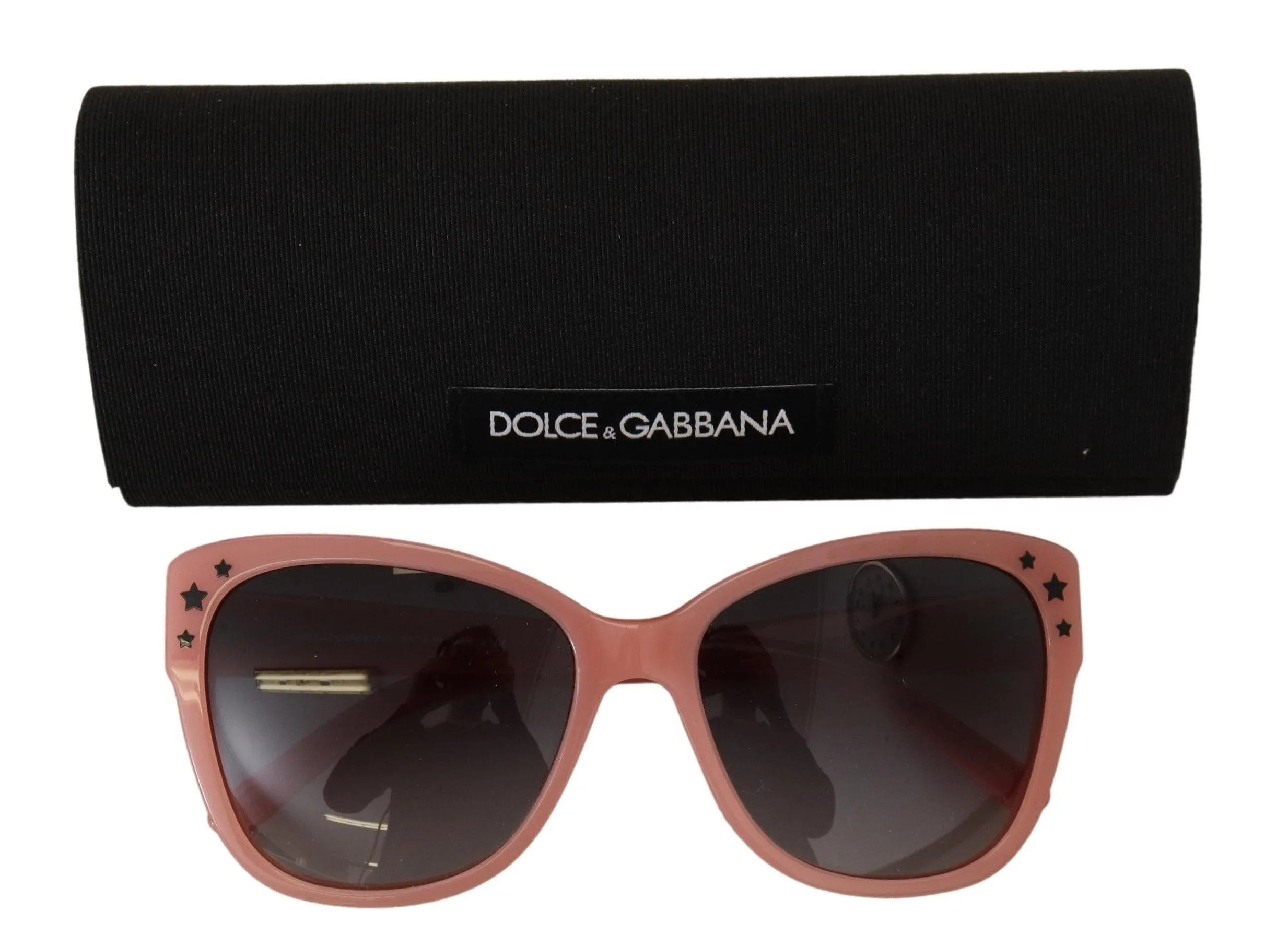 Dolce & Gabbana Pink Acetate Frame Stars Embellishment DG4124 Sunglasses