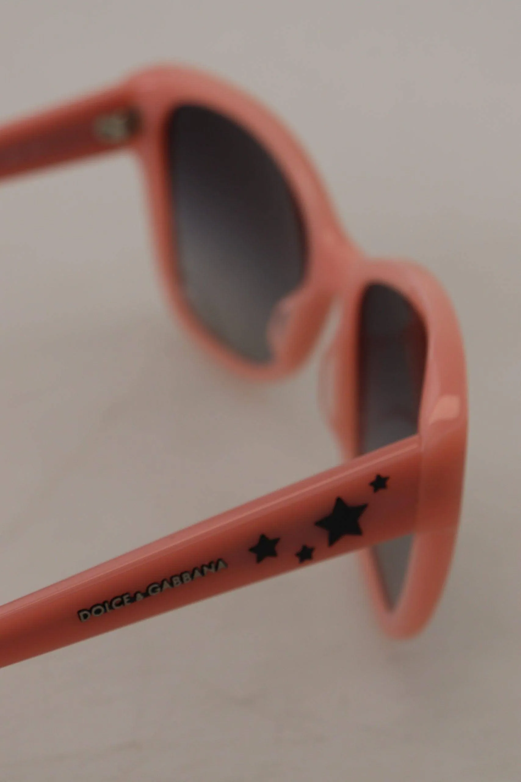 Dolce & Gabbana Pink Acetate Frame Stars Embellishment DG4124 Sunglasses