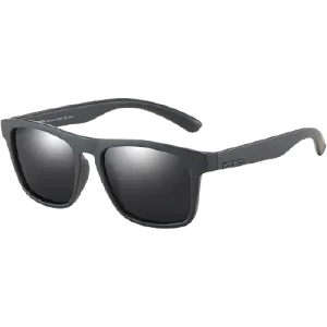 Dubery Polarized Sunglasses 100% UV Protection Sand Black/Black D125 C8