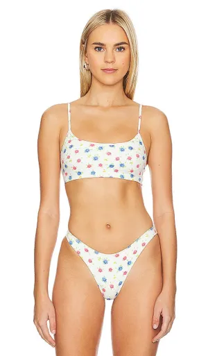 Frankies Bikinis Bay View Top in Ivory
