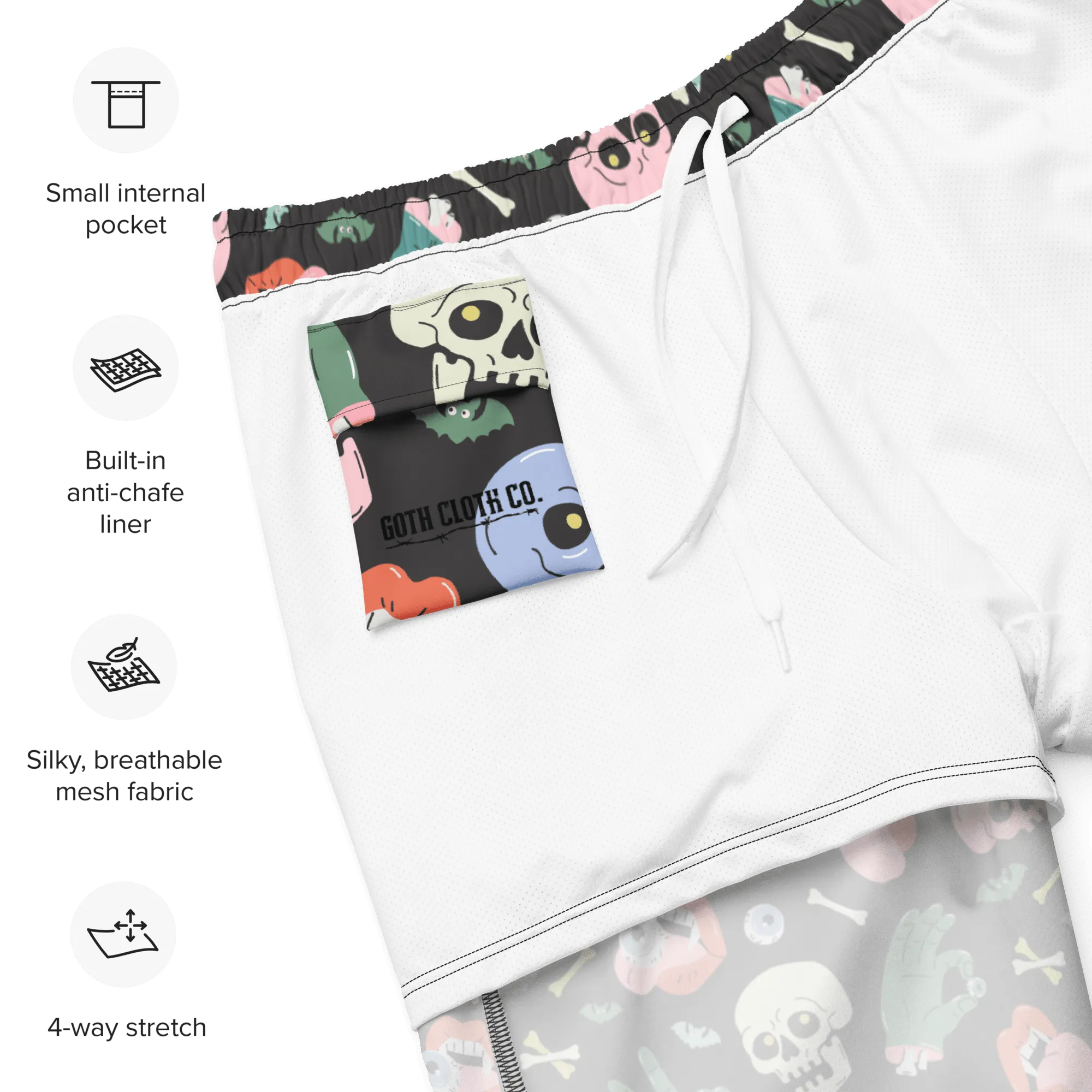 Graveyard Smash Men's Swim Trunks