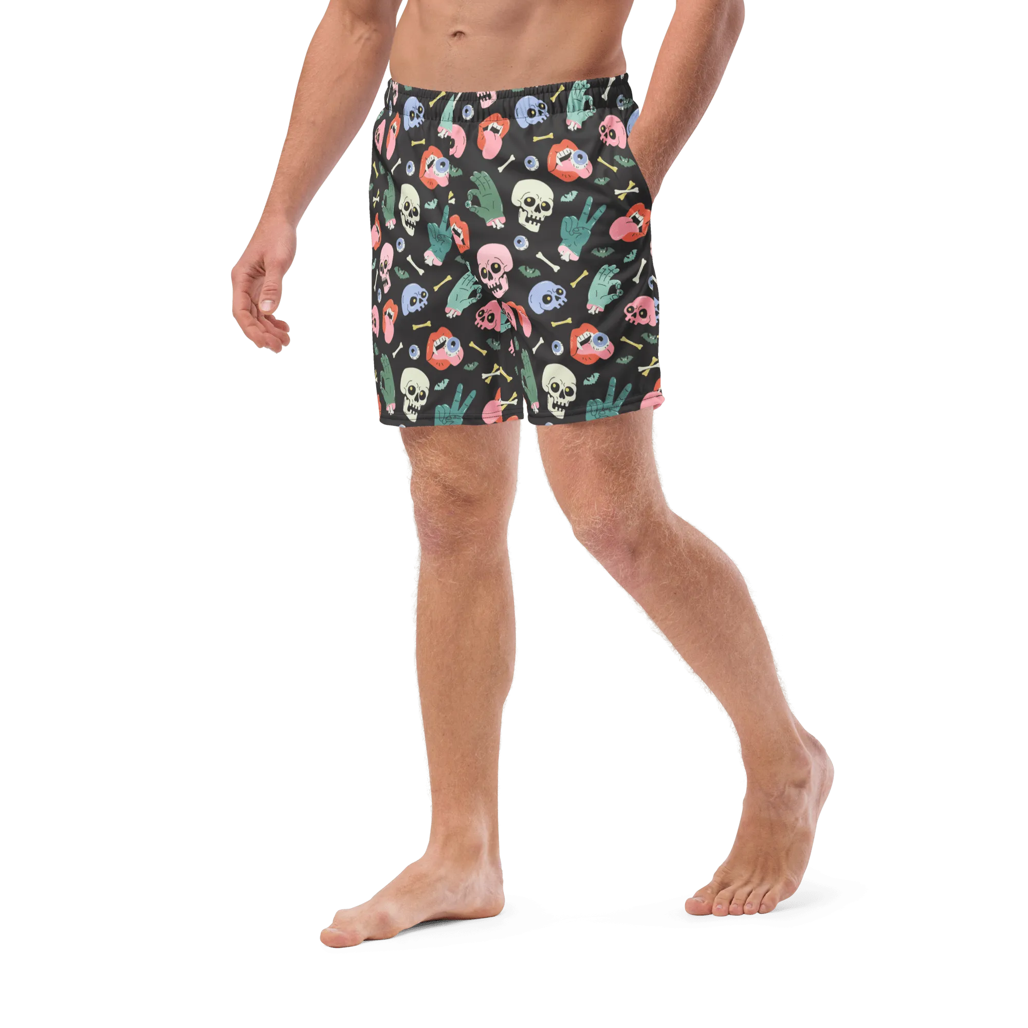 Graveyard Smash Men's Swim Trunks