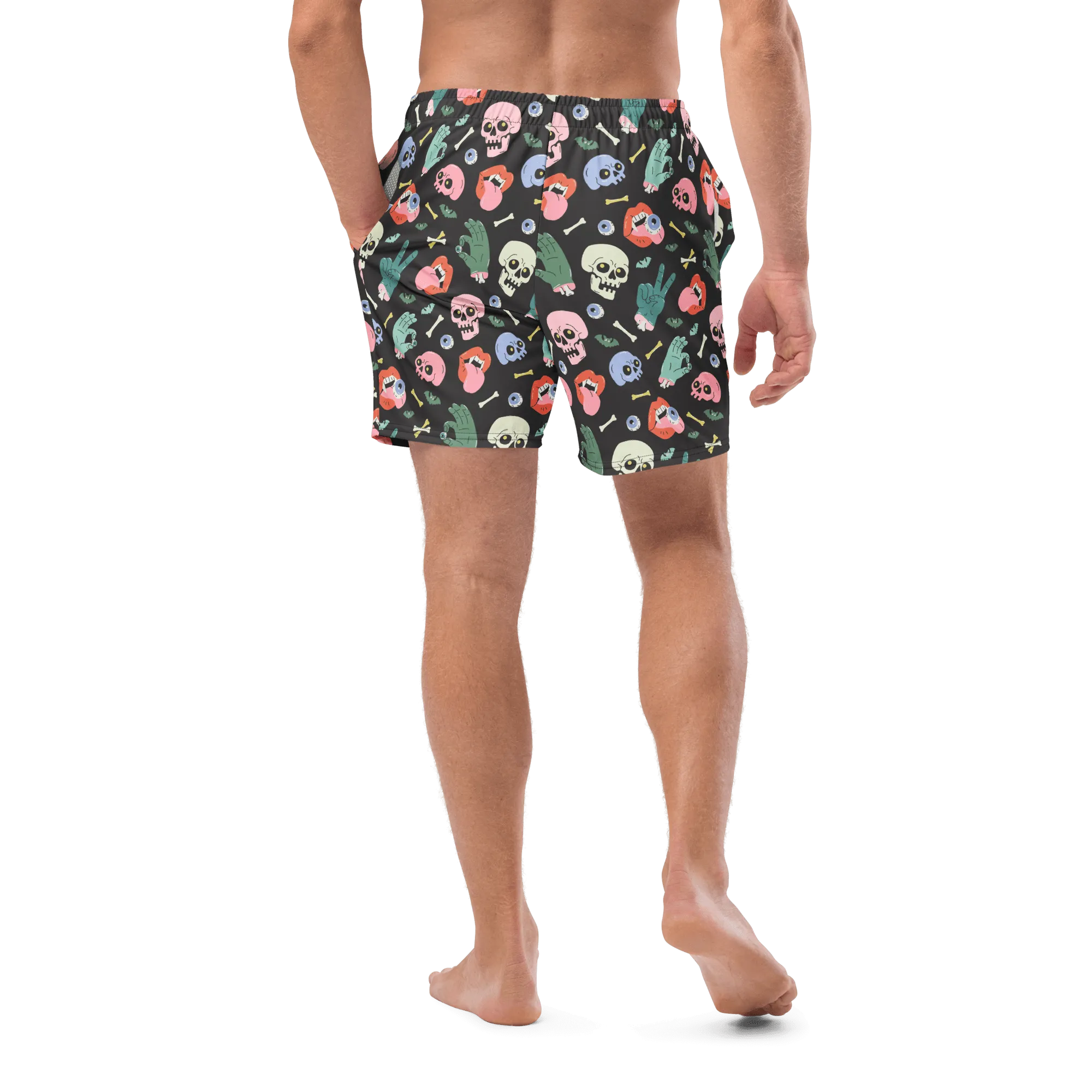 Graveyard Smash Men's Swim Trunks