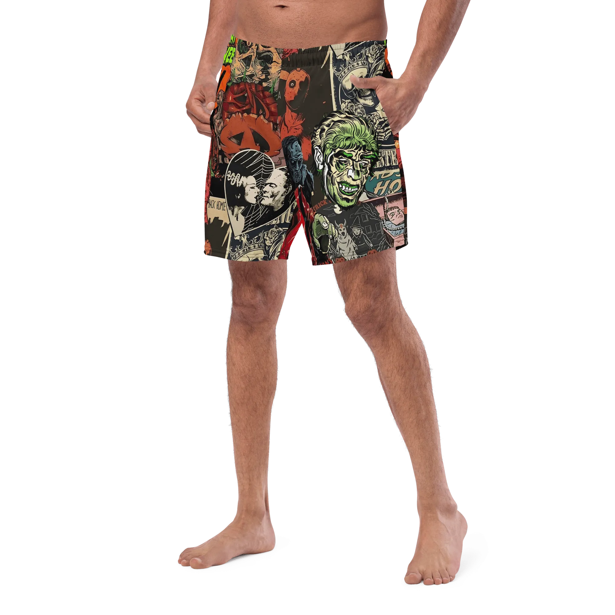 Halloween Horrors Men's Swim Trunks