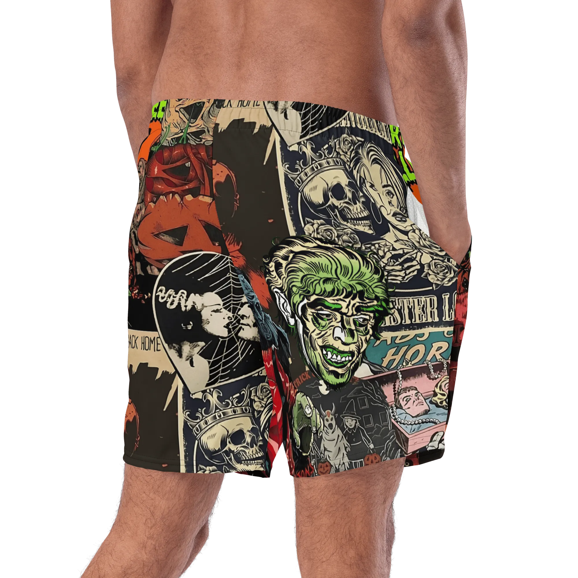 Halloween Horrors Men's Swim Trunks