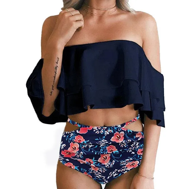 High Waist Jungle Bikini