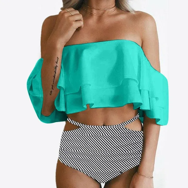 High Waist Jungle Bikini