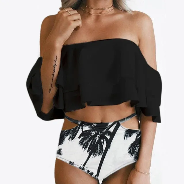 High Waist Jungle Bikini