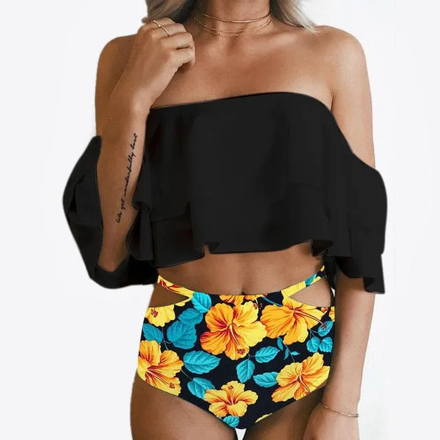 High Waist Jungle Bikini
