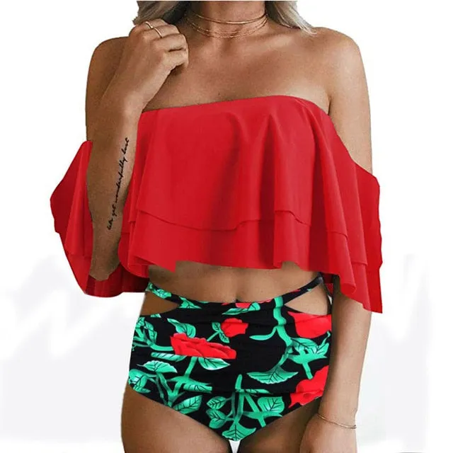 High Waist Jungle Bikini