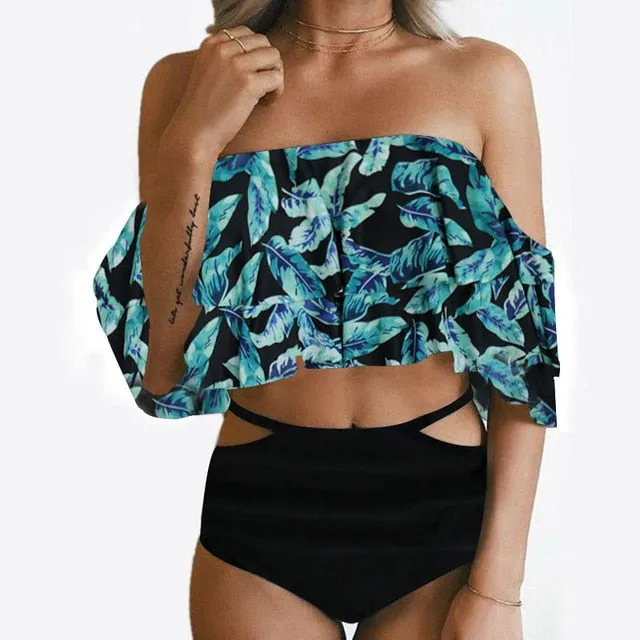 High Waist Jungle Bikini