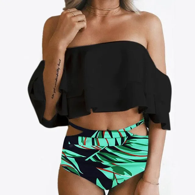 High Waist Jungle Bikini