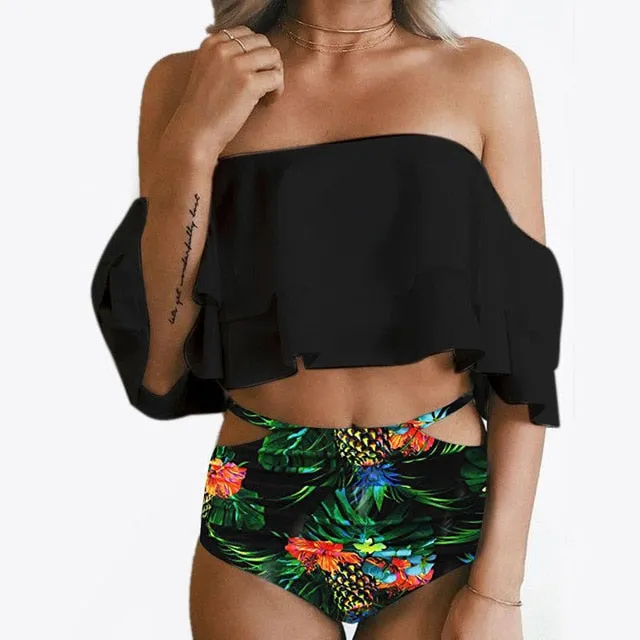 High Waist Jungle Bikini