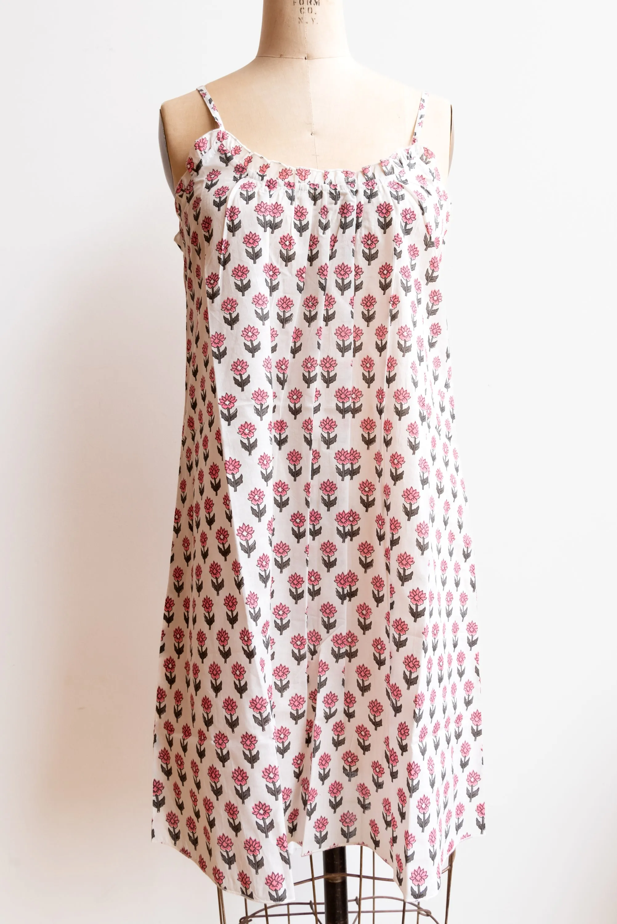 Hortense Pink Flower Nightdress
