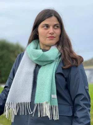 Lambswool Scarf – Bondi Wave - McNutt of Donegal