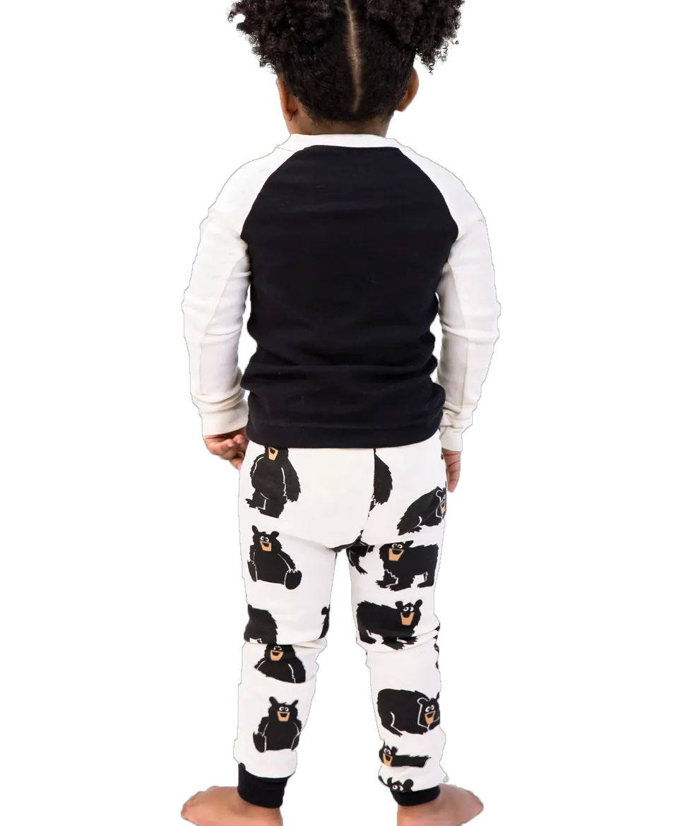 Lazyone Sister Bear Kid Long Sleeve Pajama Set