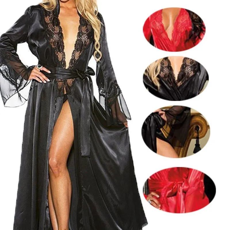 Lingerie Long Sleepwear Dress