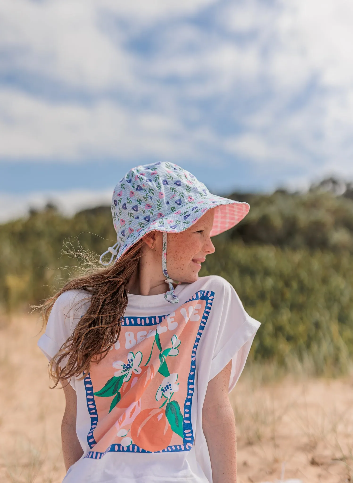 Marigold Wide Brim Sunhat