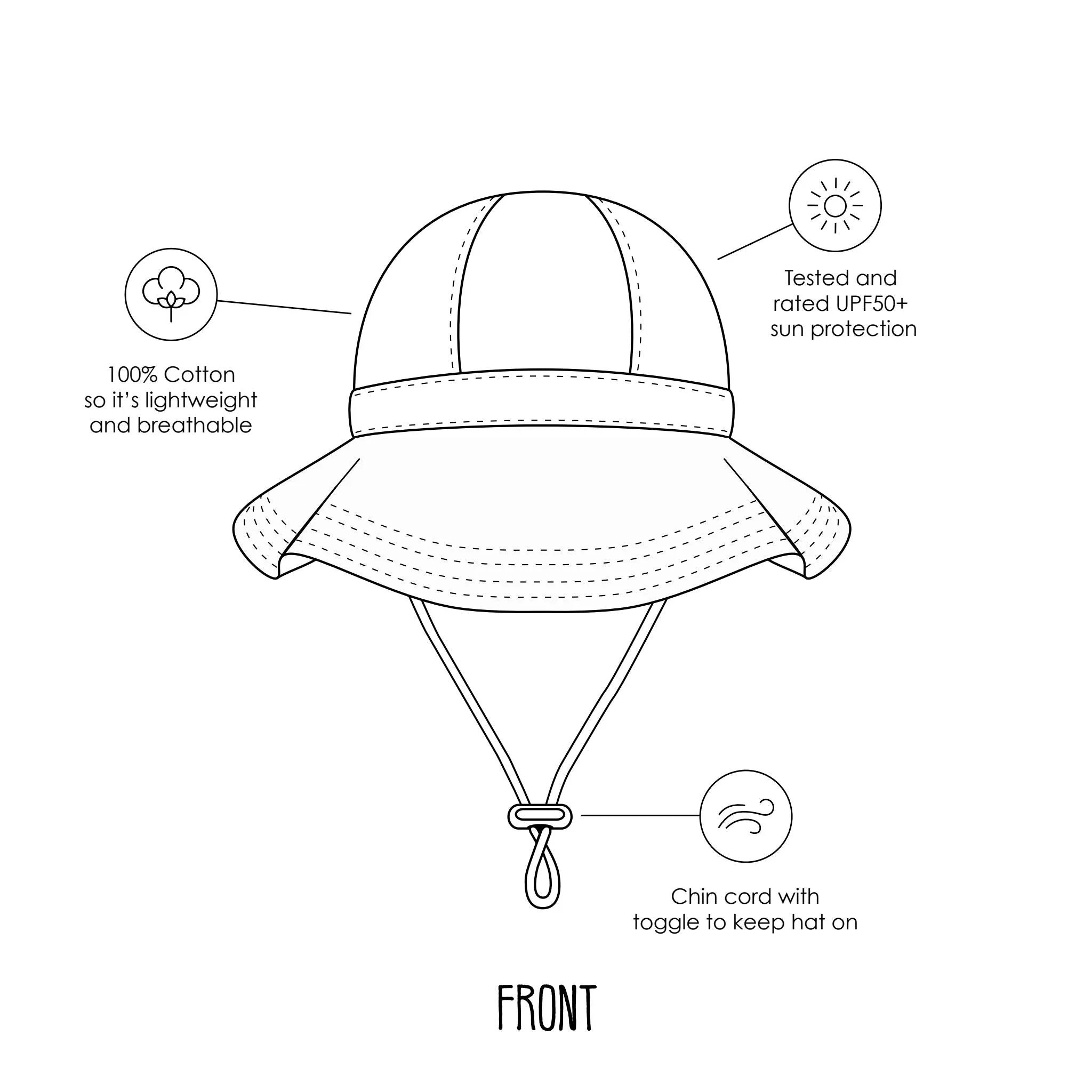 Marigold Wide Brim Sunhat
