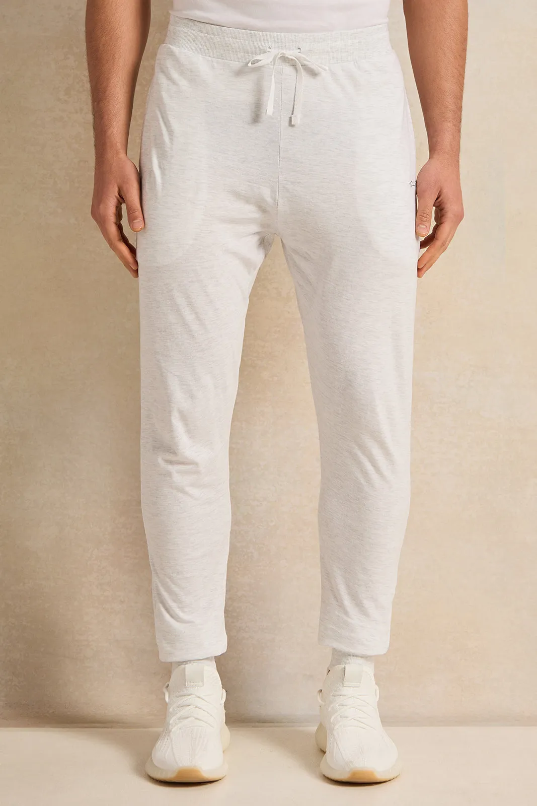 Men Ecru Printed Pyjama Bottom