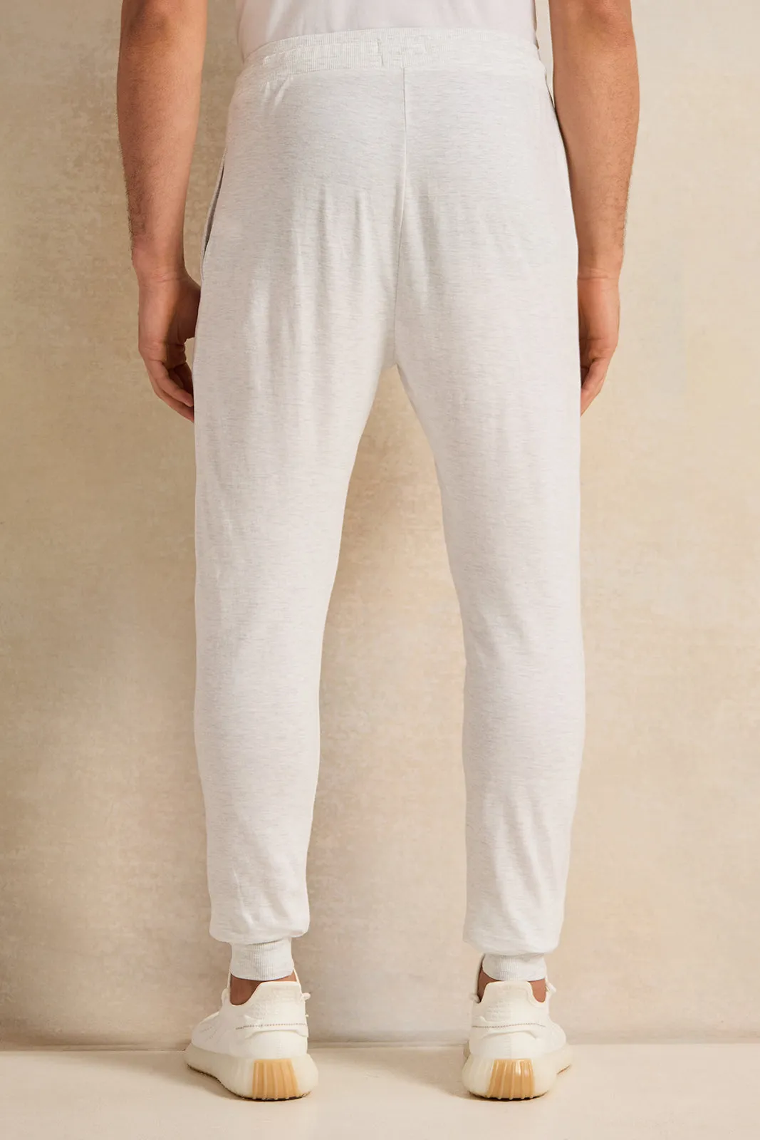 Men Ecru Printed Pyjama Bottom