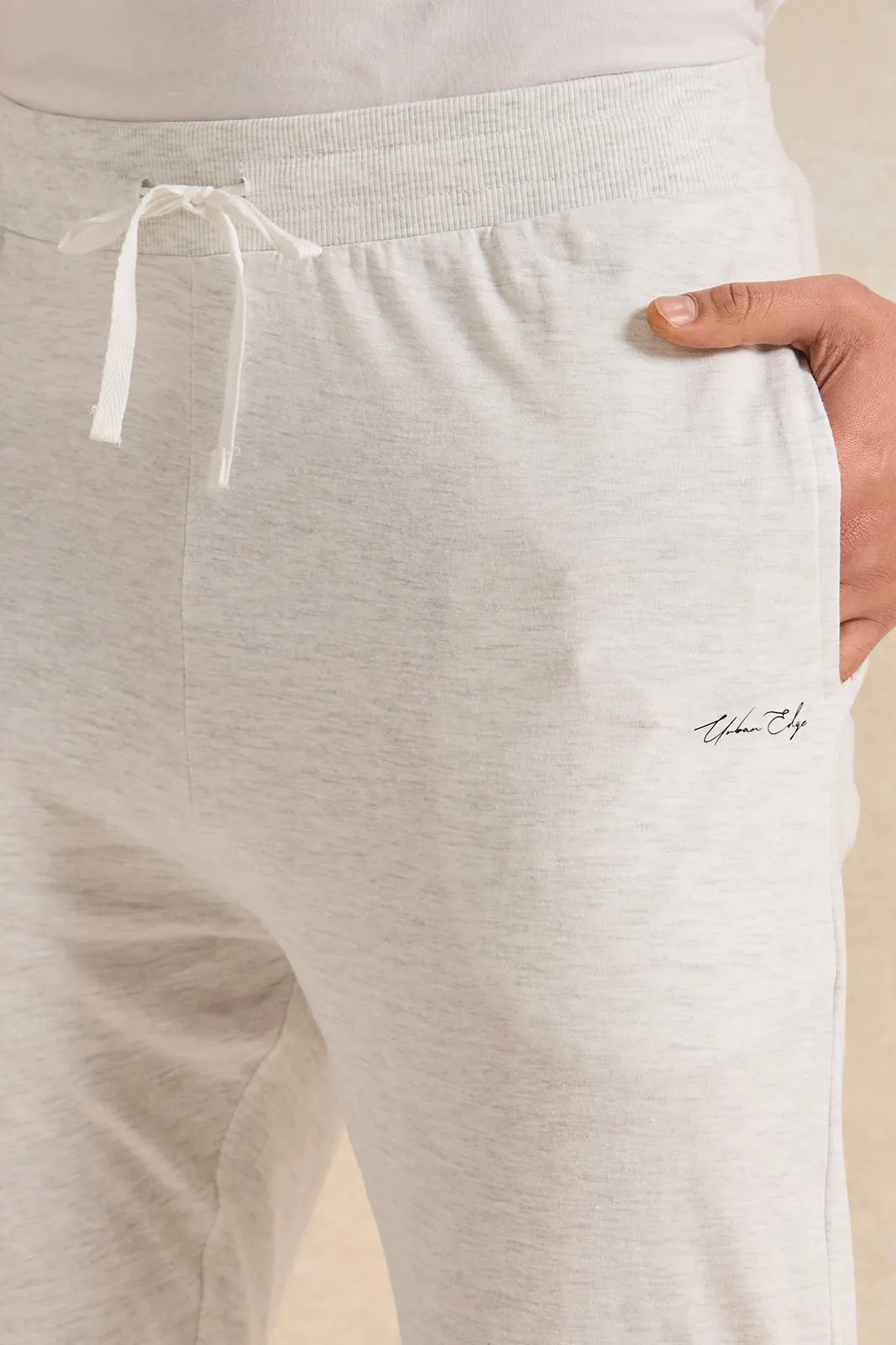 Men Ecru Printed Pyjama Bottom