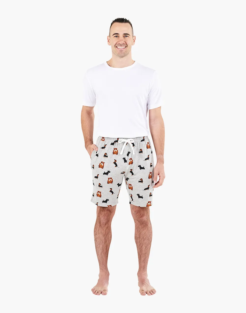 MENS YAPPY DAYS BAMBOO JERSEY SLEEP SHORT
