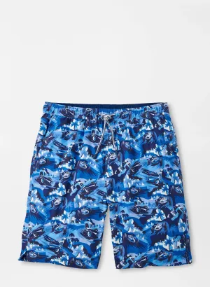 MONACO MADNESS SWIM TRUNK - ATLANTIC BLUE