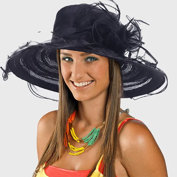 Organza Church Dress Derby Tea Wedding Hats S054