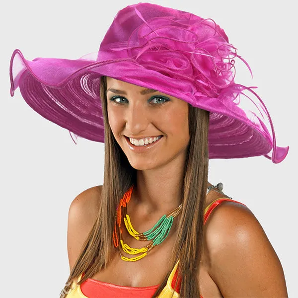 Organza Church Dress Derby Tea Wedding Hats S054