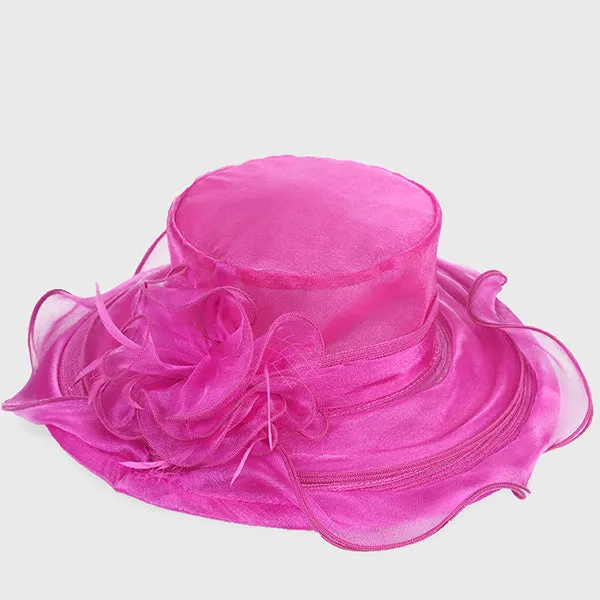 Organza Church Dress Derby Tea Wedding Hats S054