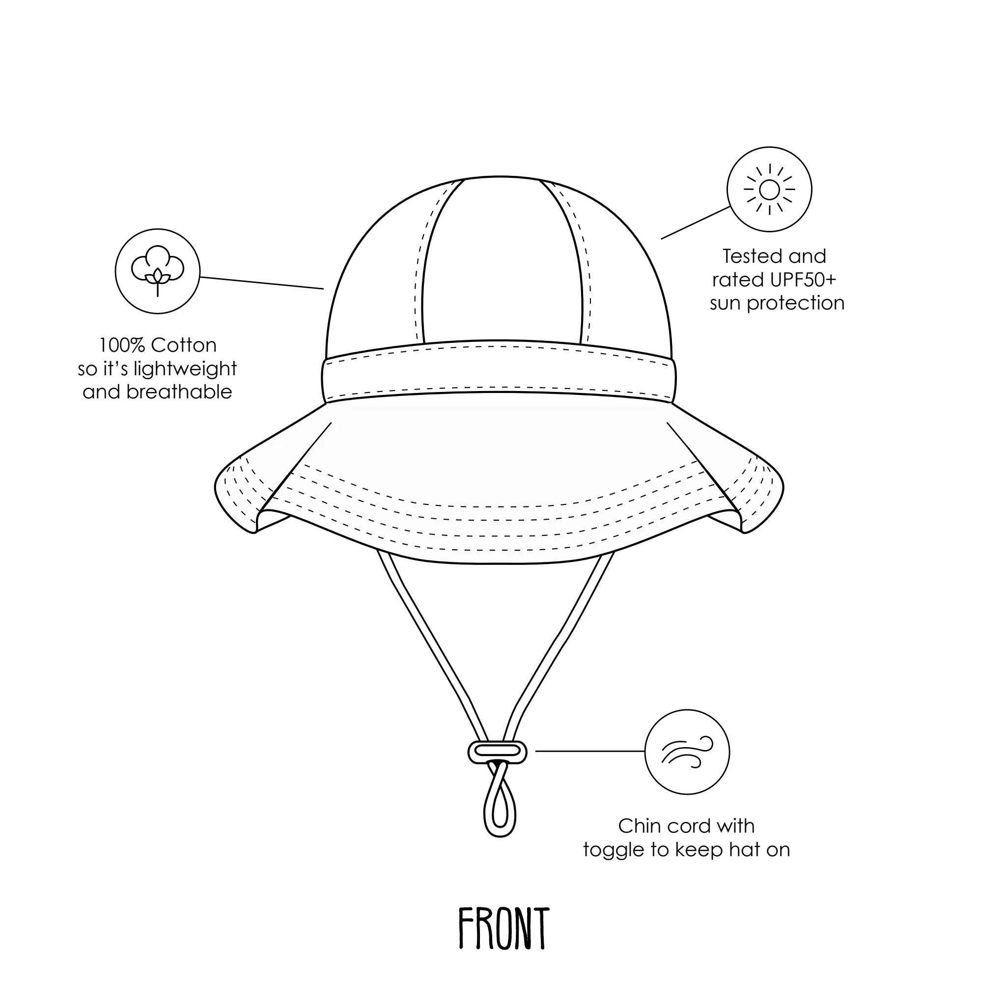 Pegasus Wide Brim Sunhat