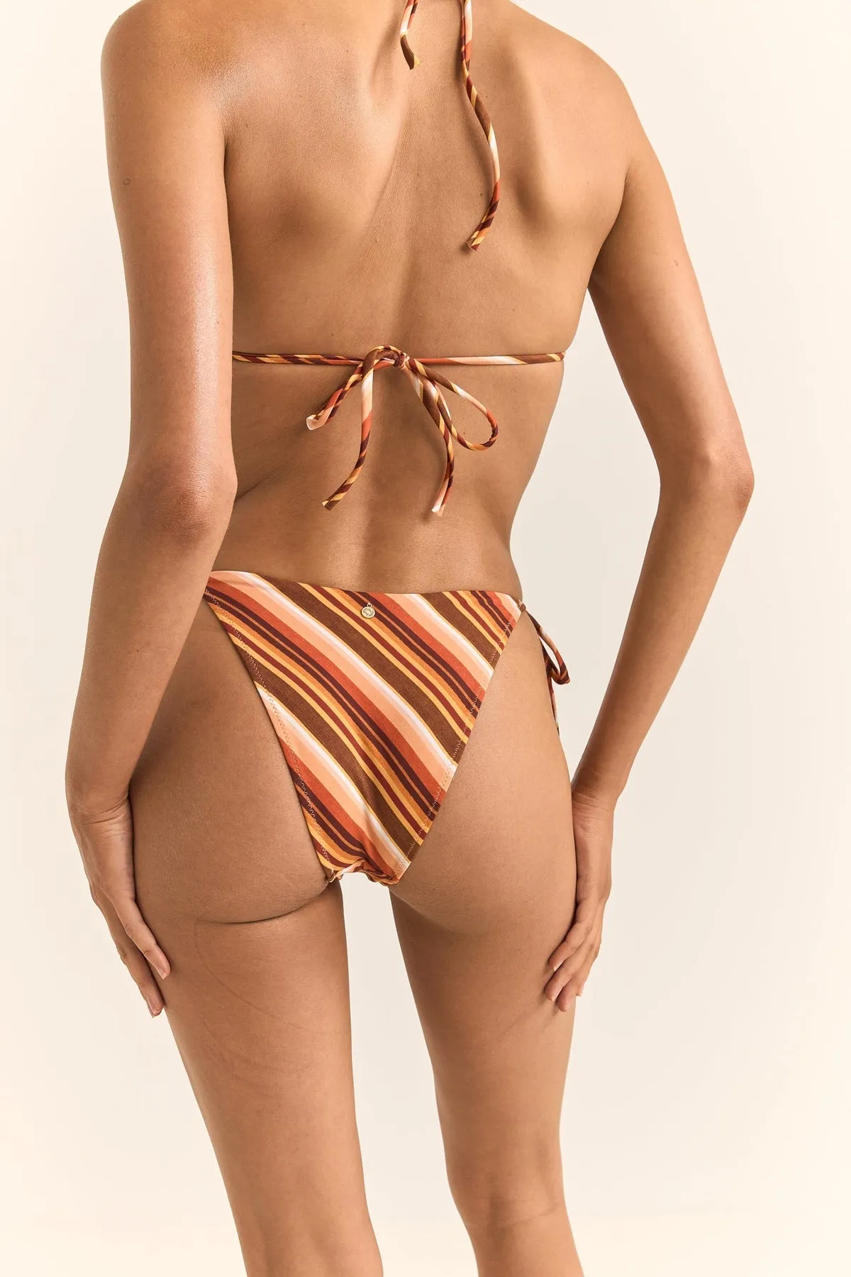 RHYTHM Chica Stripe Tie-Side Hi-Cut Bottom