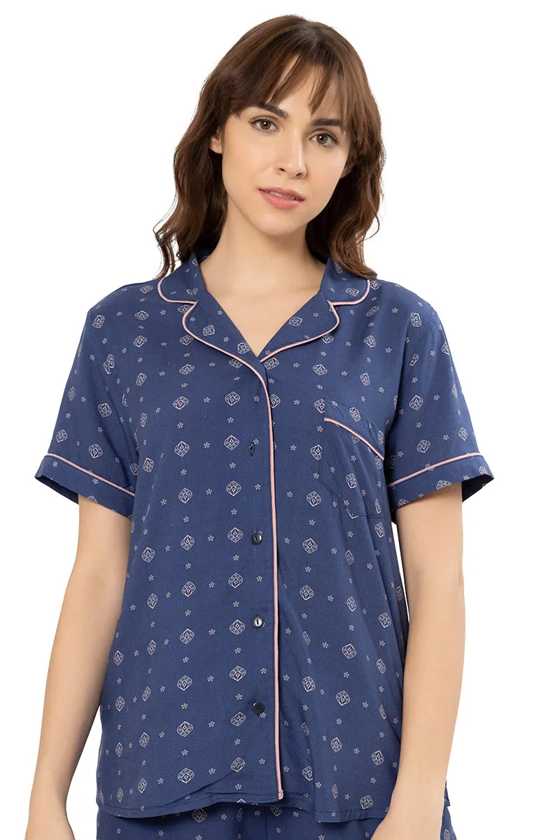 Sleep Shorts Set - Ethnic Print