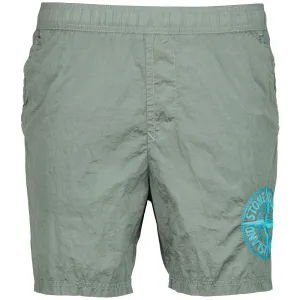Stitches Five Nylon Metal Swim Shorts